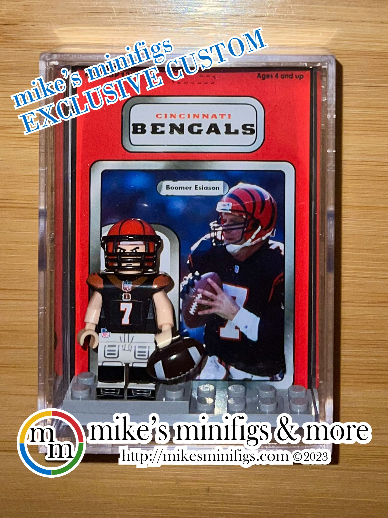 NFL: Cincinnati Bengals #7 Boomer Esiason – Mike's Minifigs & More