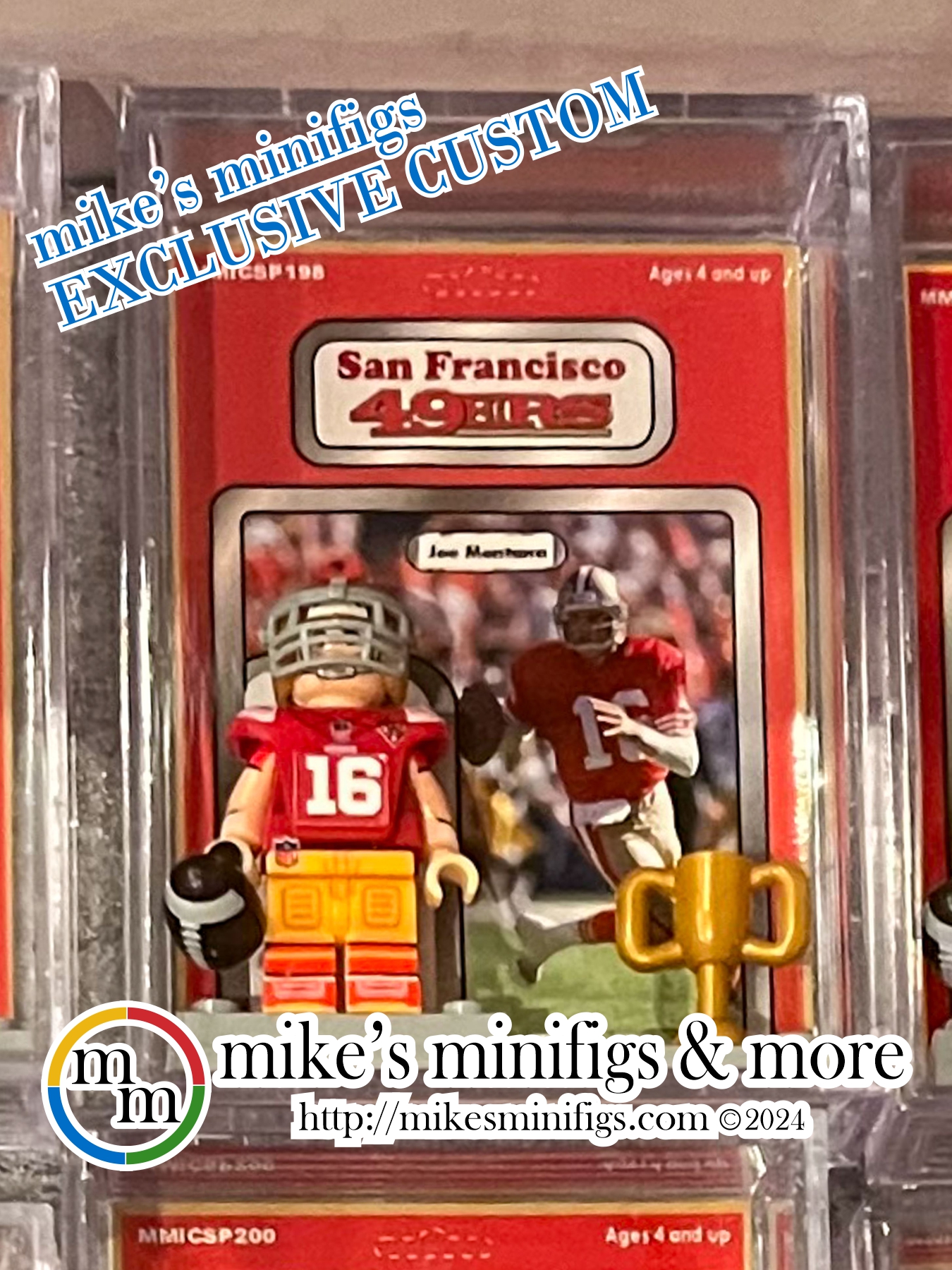 NFL: Joe Montana (49ers) – Mike's Minifigs & More