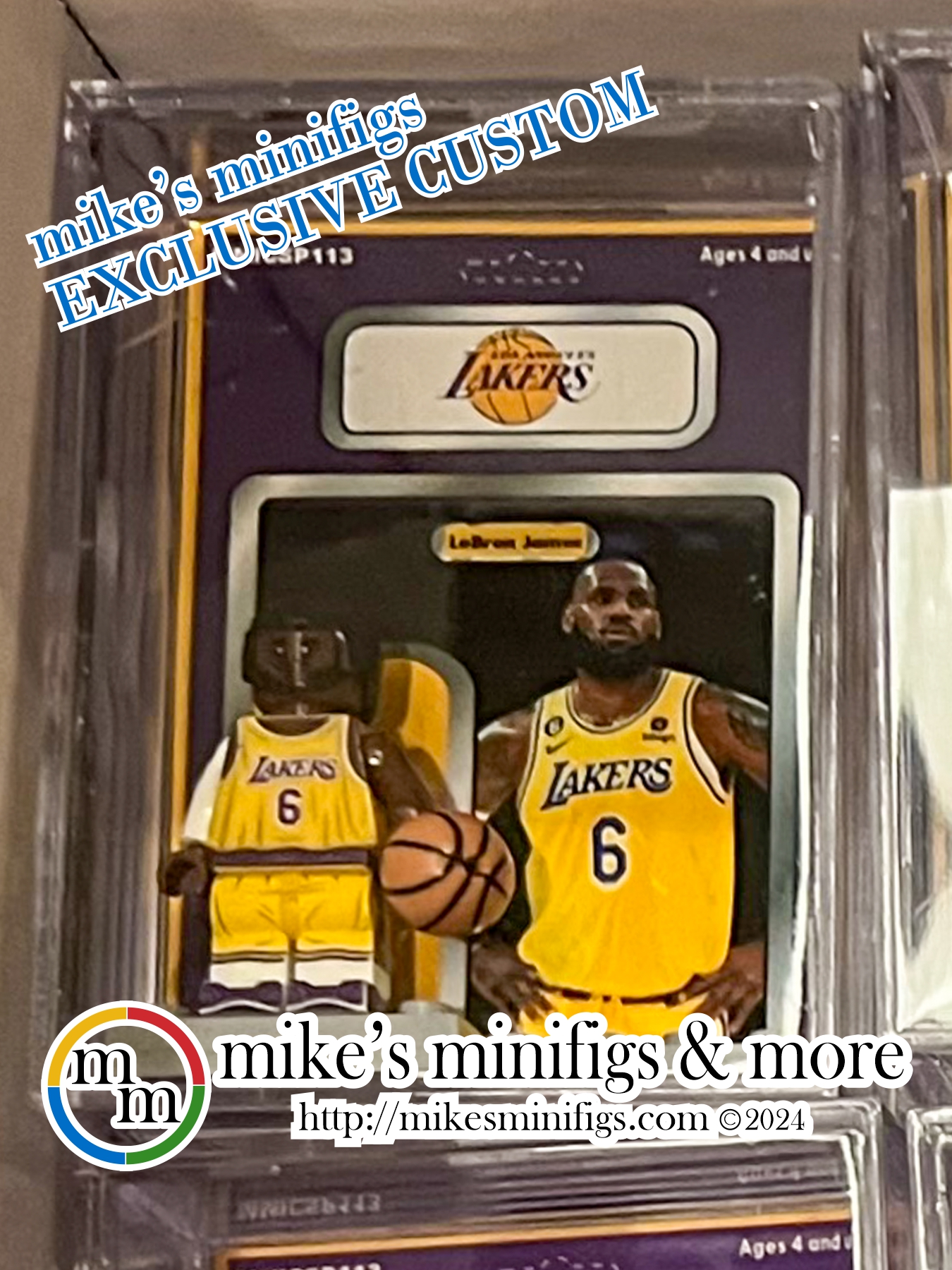 NBA: LeBron James – Los Angeles Lakers – Mike's Minifigs & More